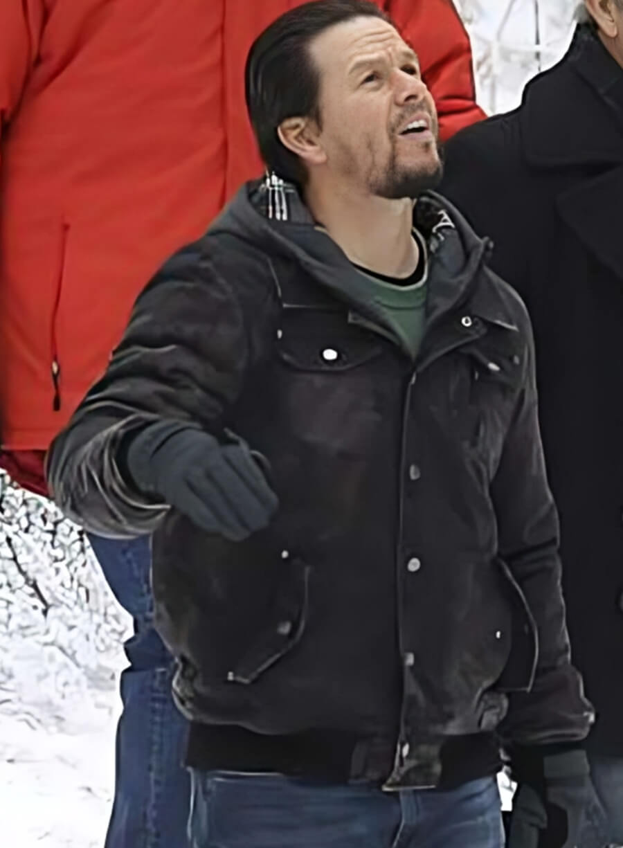 Mark Wahlberg Daddy's Home 2 Suede Leather Jacket