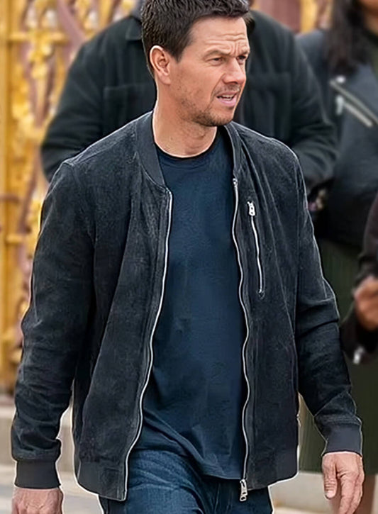 Mark Wahlberg The Union Black Leather Jacket