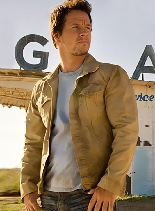 Mark Wahlberg Transformers Brown Jacket