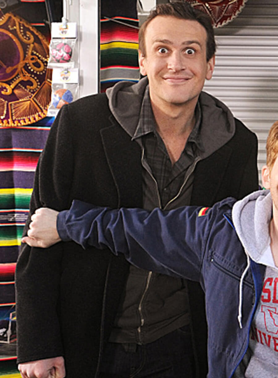 Marshall Eriksen How I met Your Mother Black Wool Coat