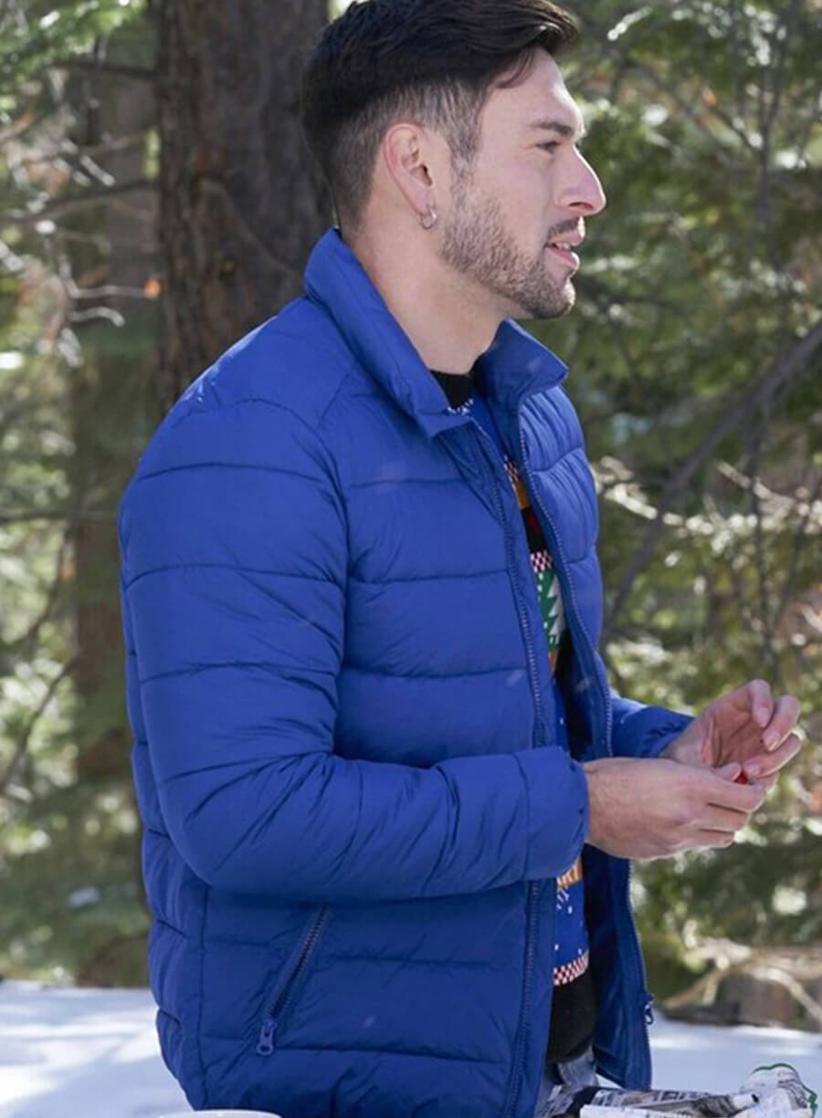 Martin Angel 12 Dates of Christmas Blue Puffer Jacket