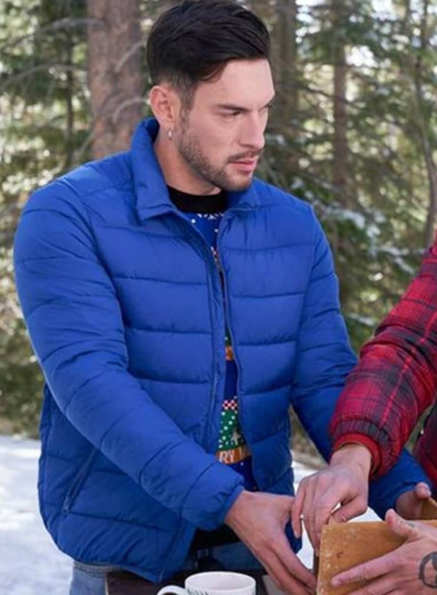 Martin Angel 12 Dates of Christmas Blue Puffer Jacket