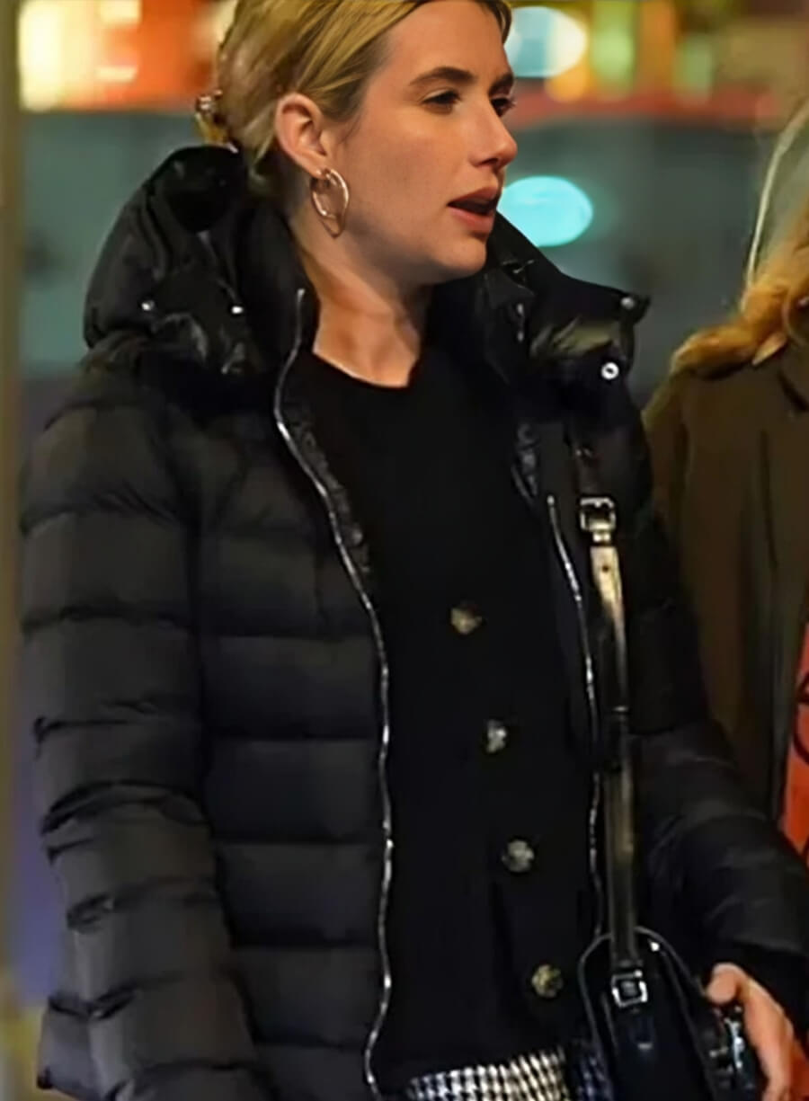 Mary Parker Madame Web Black Puffer Jacket