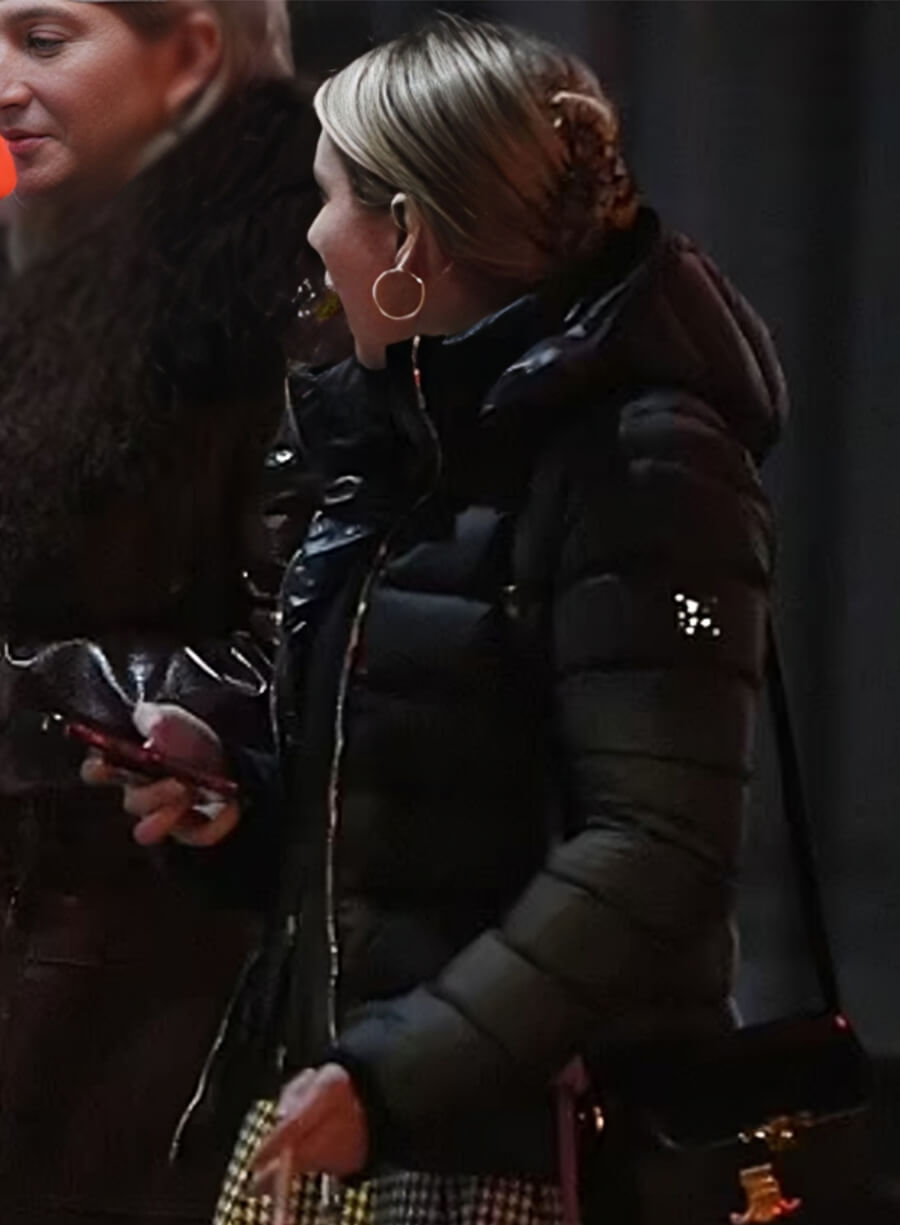 Mary Parker Madame Web Black Puffer Jacket