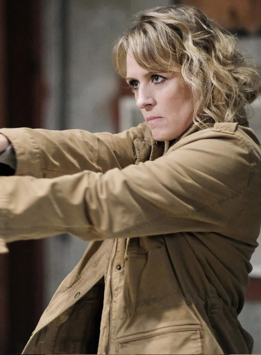 Mary Winchester Supernatural S12 Brown Jacket