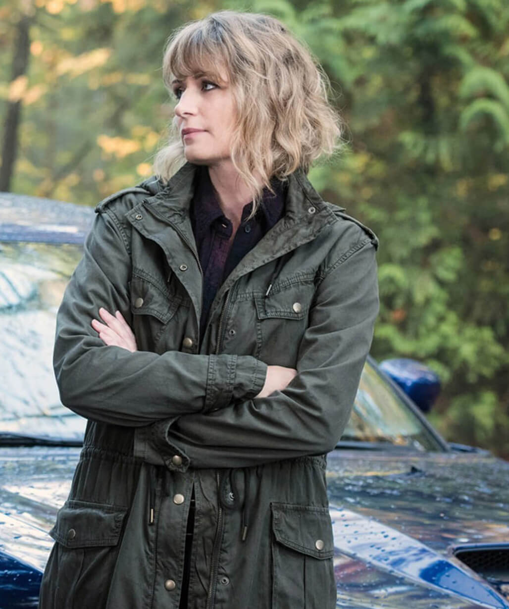 Mary Winchester Supernatural S12 Green Cotton Jacket