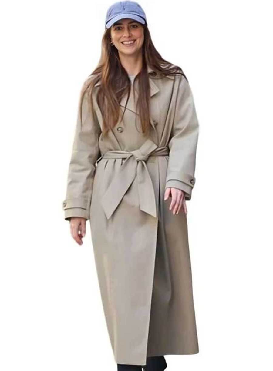 Materialists 2025 Lucy Beige Trench Coat