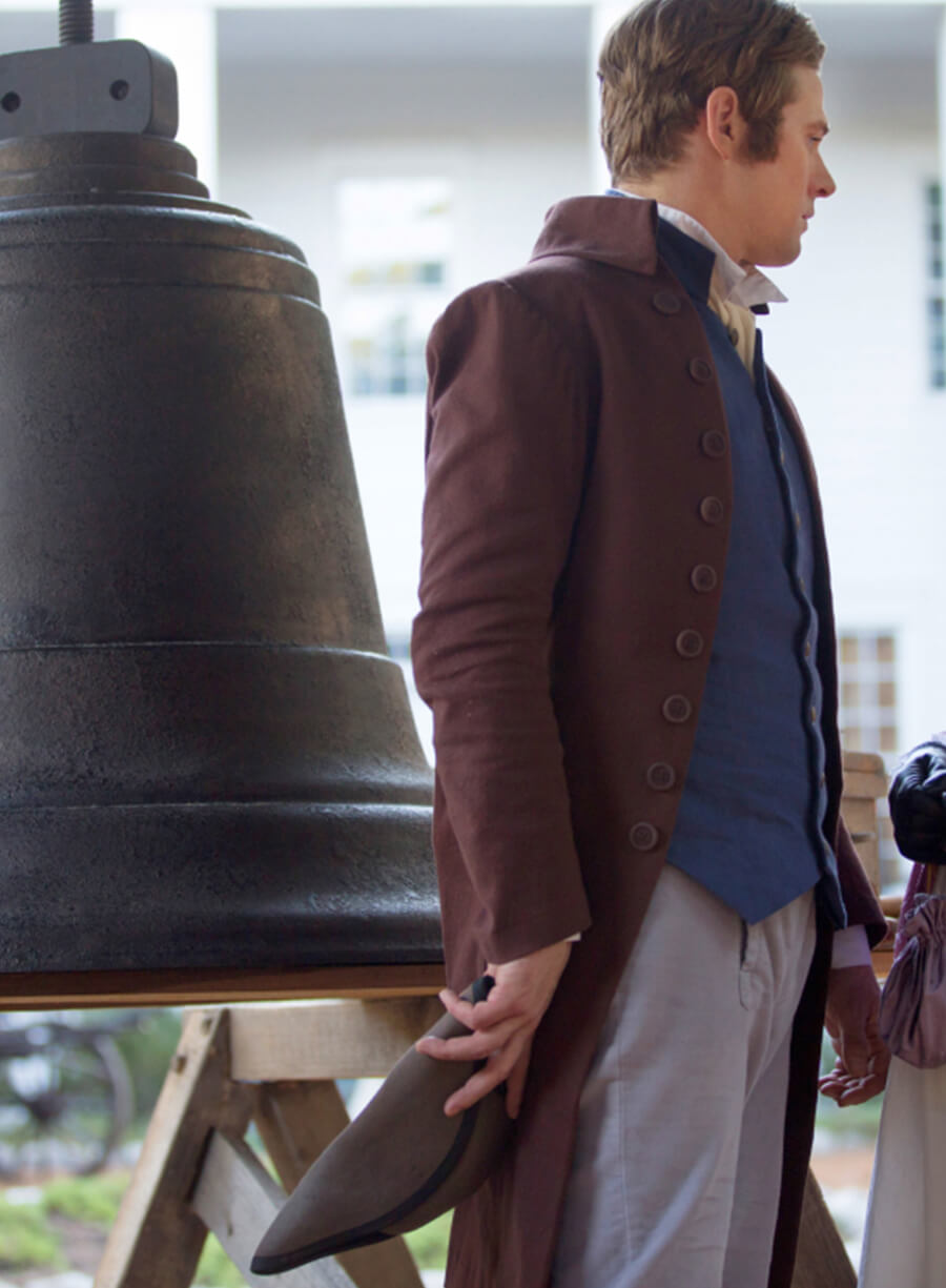Matt Donovan The Vampire Diaries S08 Brown Coat