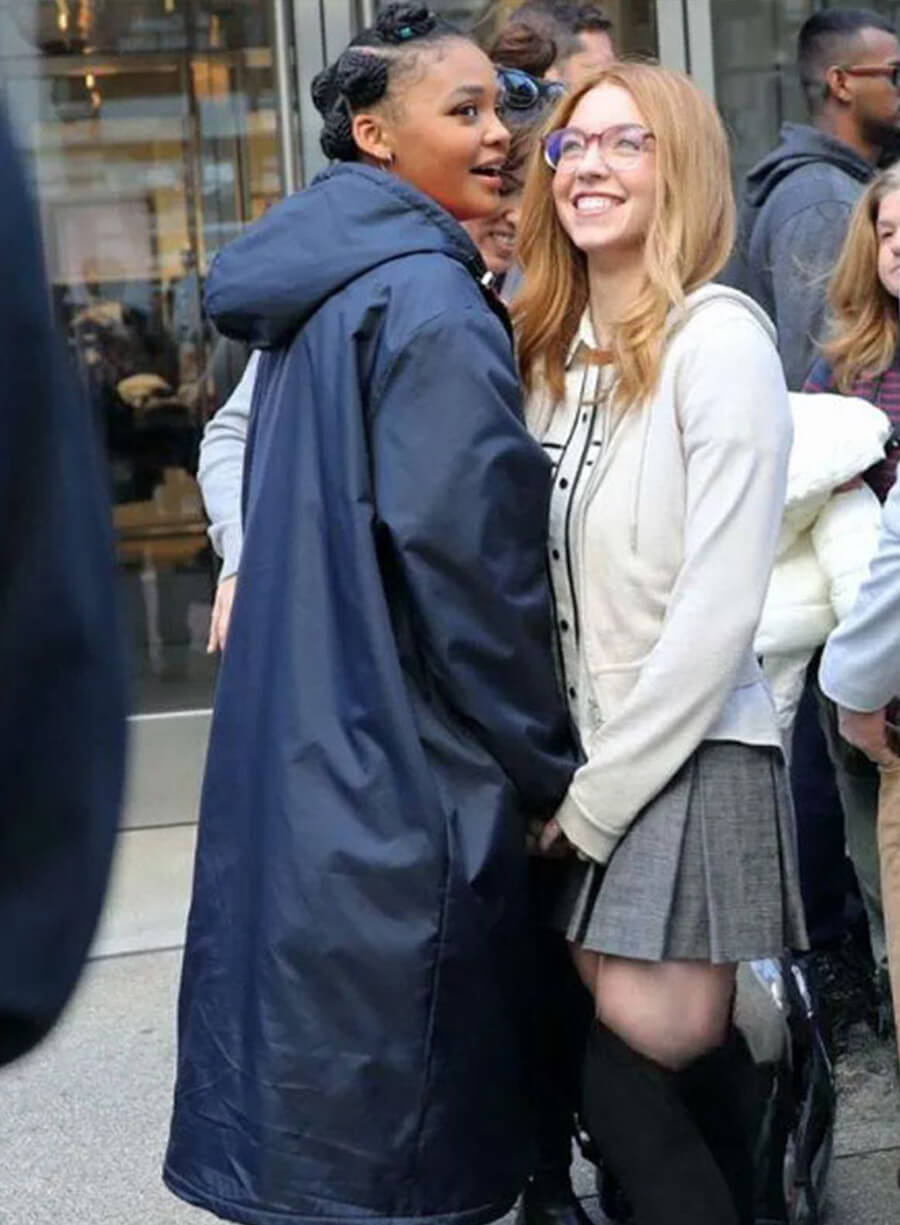 Mattie Franklin Madame Web Parachute Coat