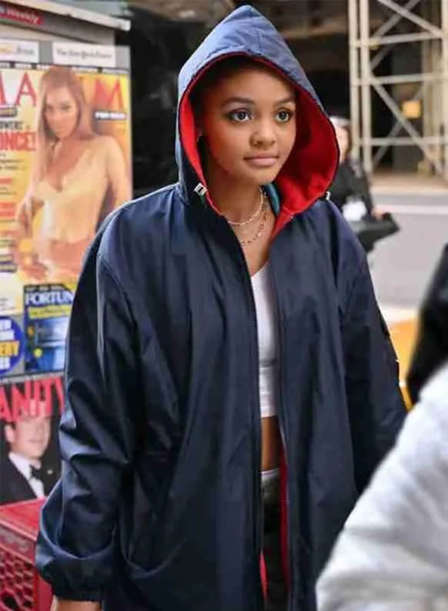 Mattie Franklin Madame Web Parachute Coat