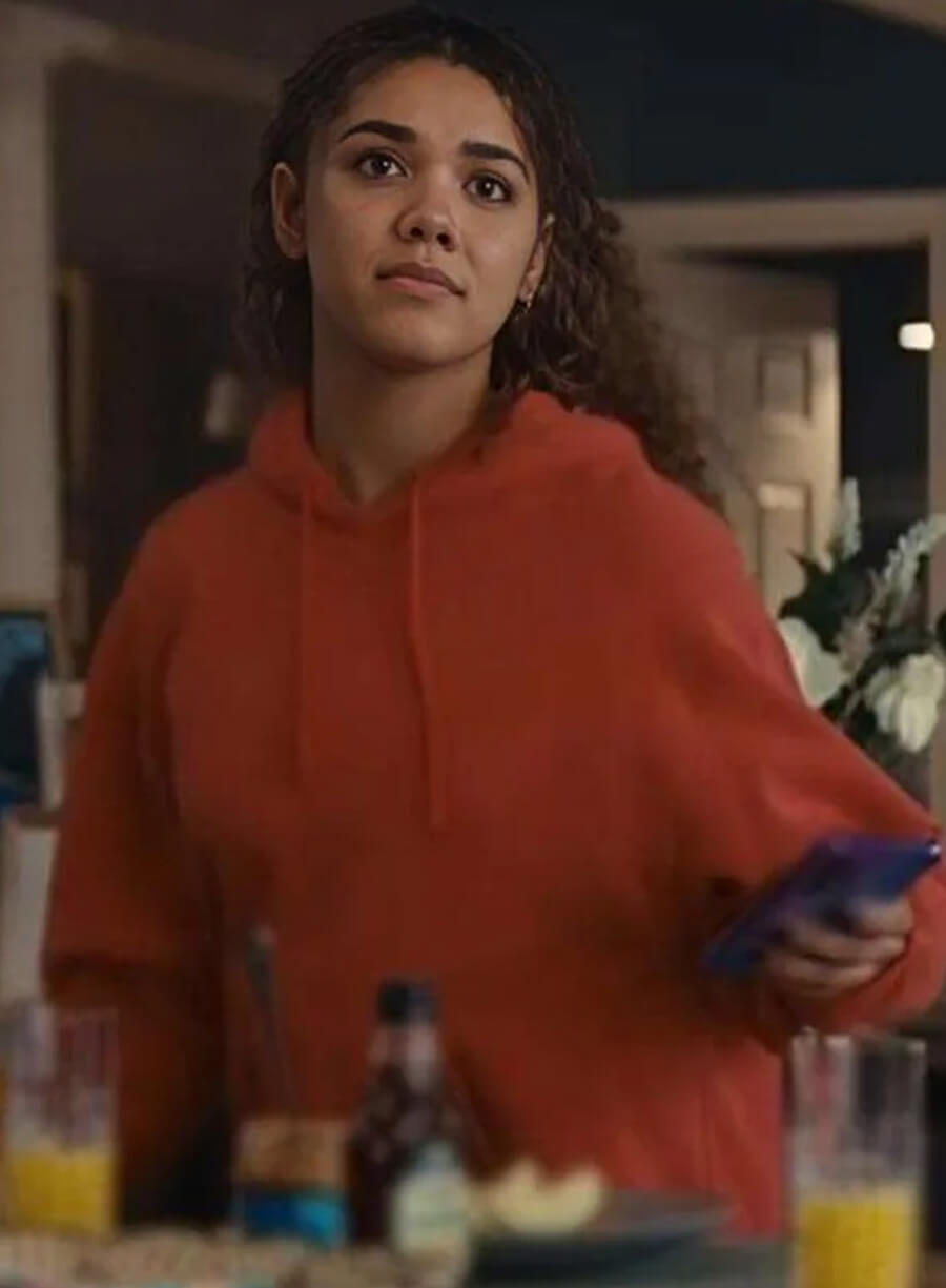 McKenna Roberts Back in Action 2025 Red Hoodie