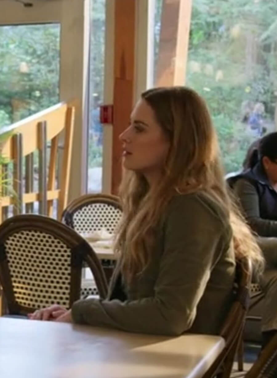 Melinda Monroe Virgin River Green Cotton Jacket