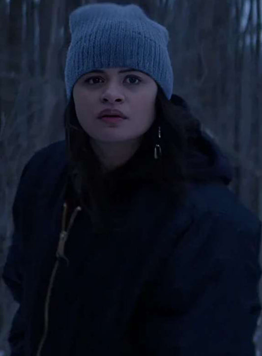 Melonie Diaz Cold Wallet 2024 Black Bomber Jacket