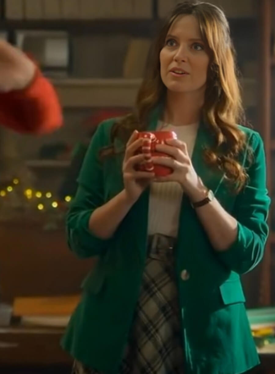 Merritt Patterson A Vintage Christmas Green Blazer