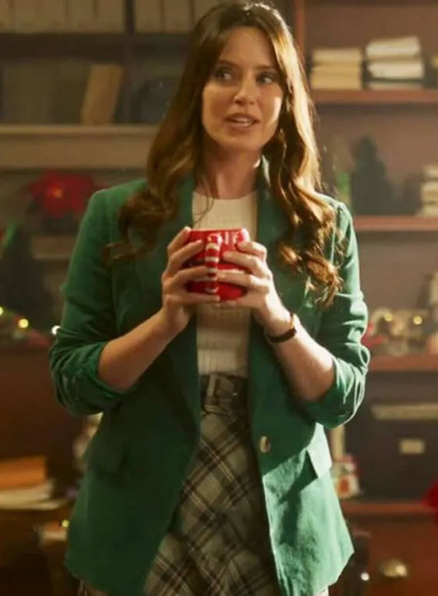 Merritt Patterson A Vintage Christmas Green Blazer