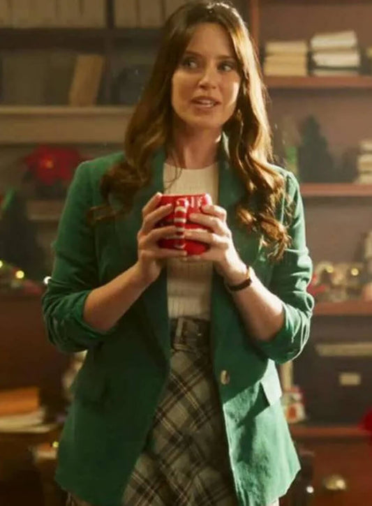 Merritt Patterson A Vintage Christmas Green Blazer