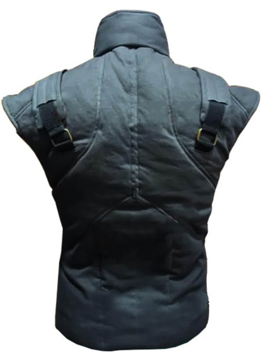 Metal Gear 2 Solid Snake Leather Vest Costume