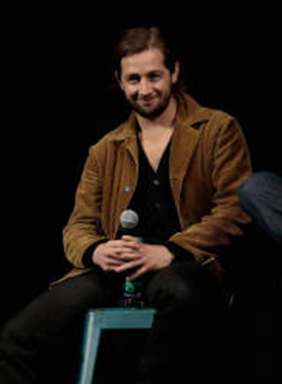 Michael Angarano Brown Corduroy Jacket