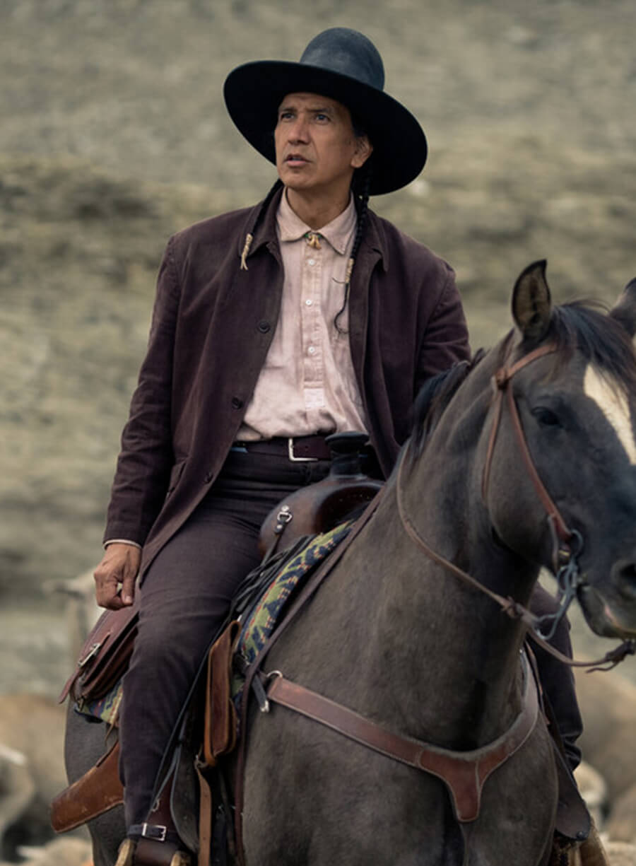 Michael Greyeyes Brown Cotton Jacket
