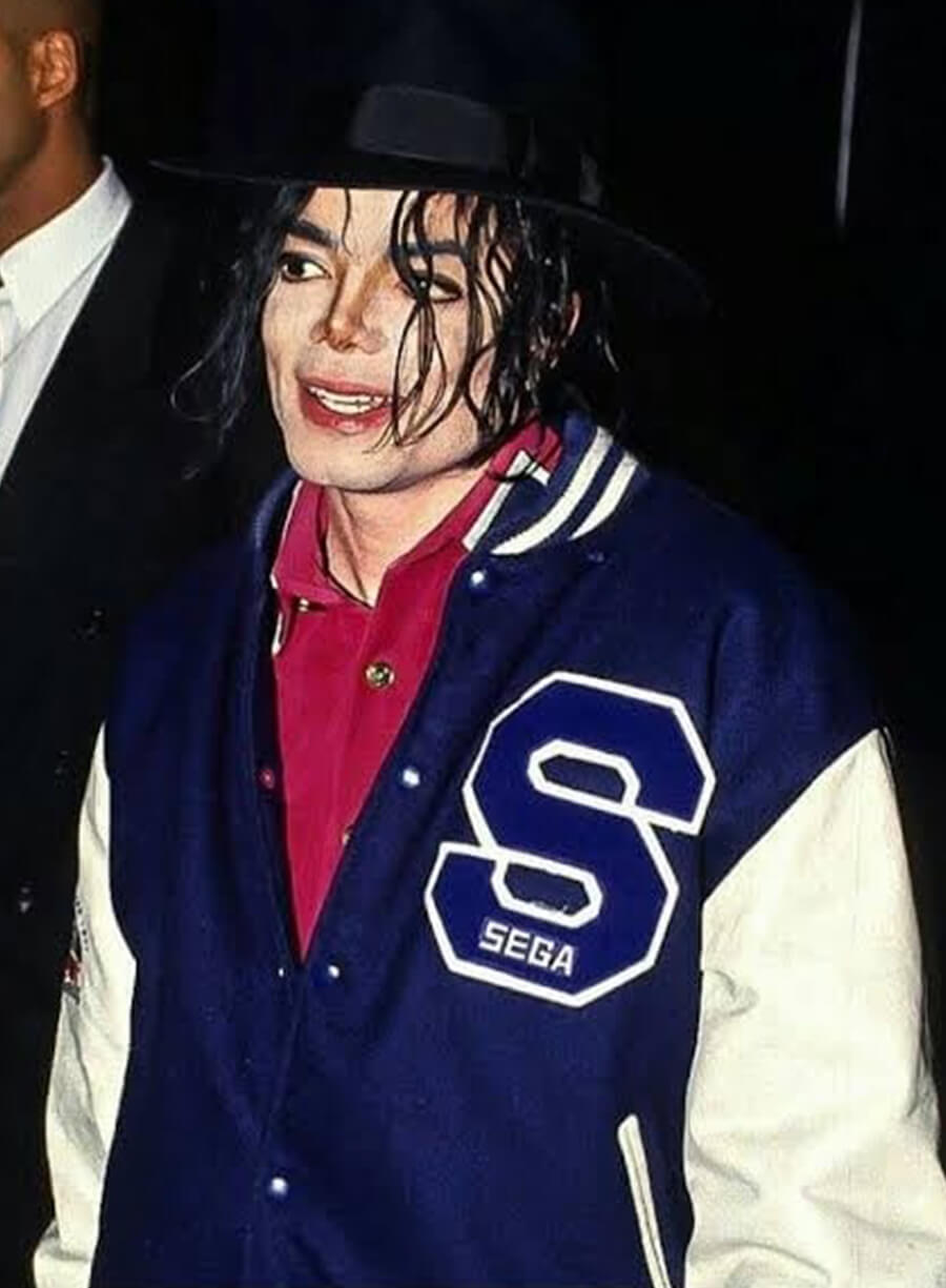 Michael Jackson Sega Varsity Wool Jacket