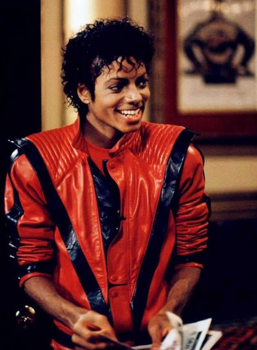 Michael Jackson Thriller Red Leather Jacket