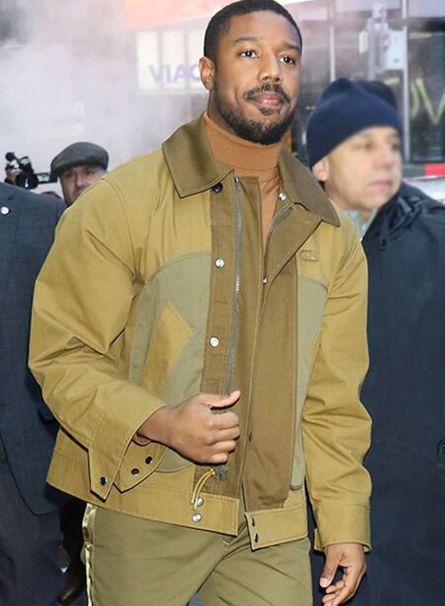 Michael Jordan Brown Cotton Jacket
