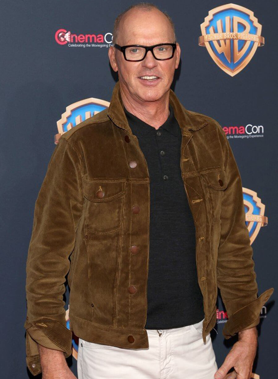 Michael Keaton Beetlejuice Beetlejuice 2024 Brown Jacket