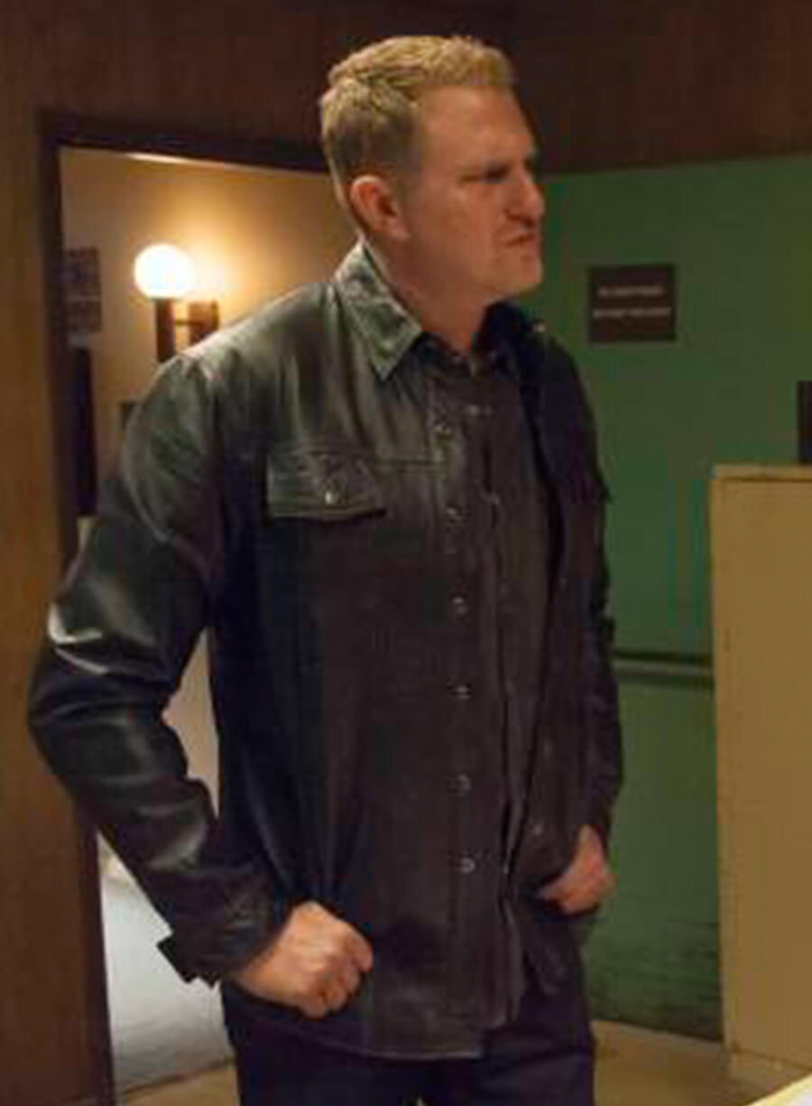 Michael Rapaport Justified Black Leather Jacket