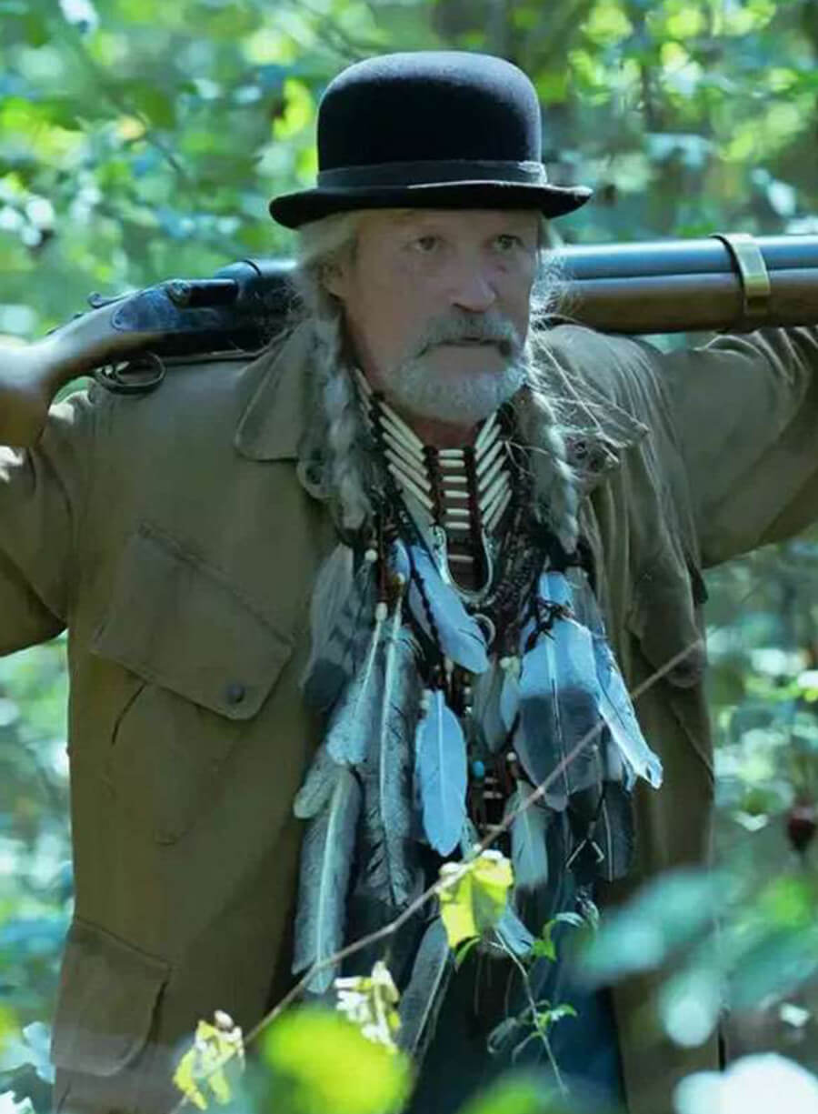 Michael Rooker Peacemaker Brown Cotton Jacket