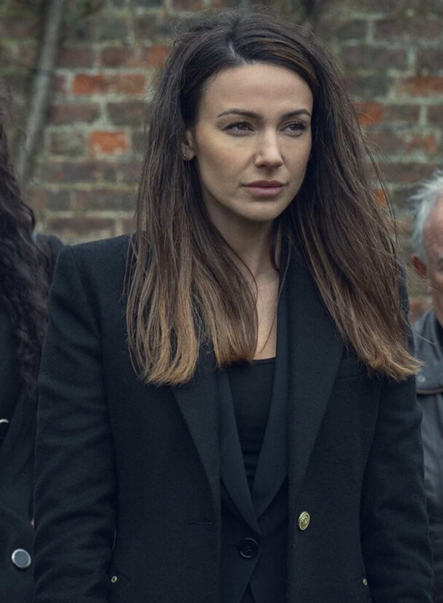 Michelle Keegan Fool Me Once Black Coat