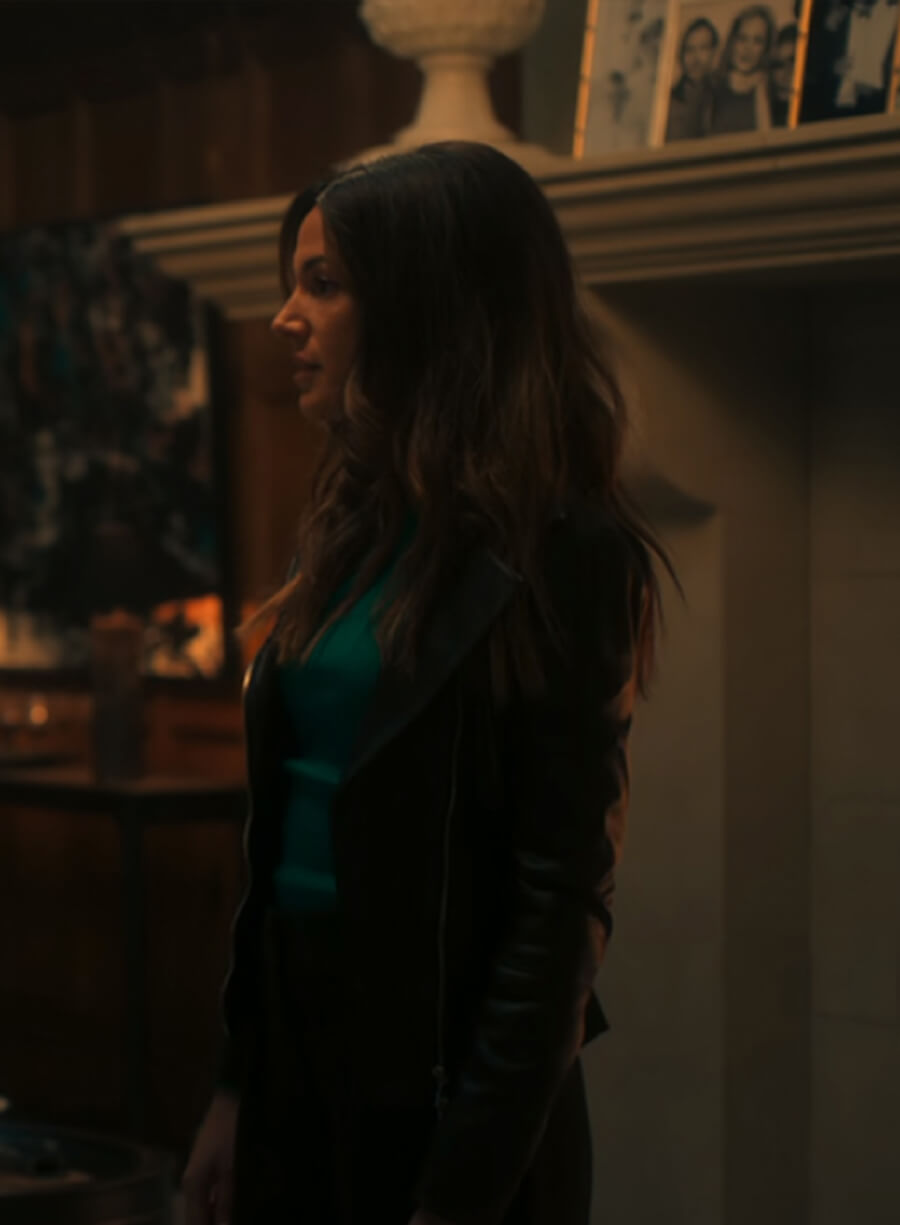 Michelle Keegan Fool Me Once Black Leather Jacket