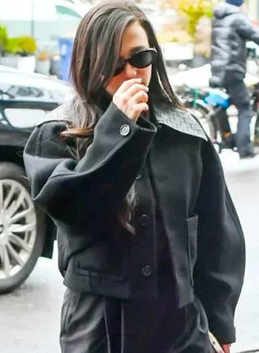 Mikey Madison NYC 2025 Black Jacket