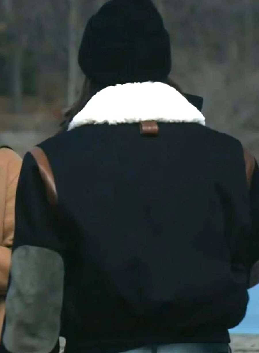 Missy Peregrym FBI S07 Shearling Bomber Jacket