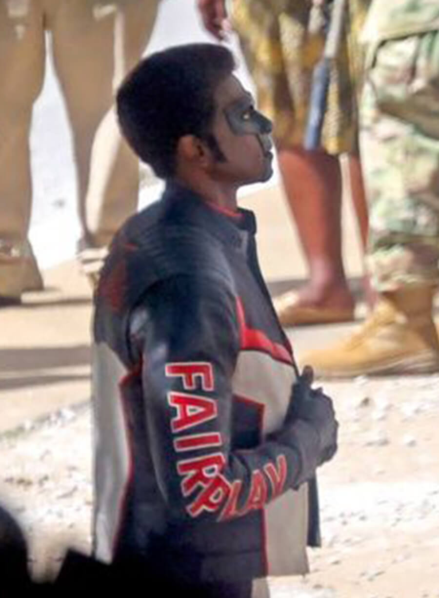 Mister Terrific Superman Leather Jacket