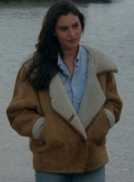 Monica Bellucci The Raffle Suede Jacket