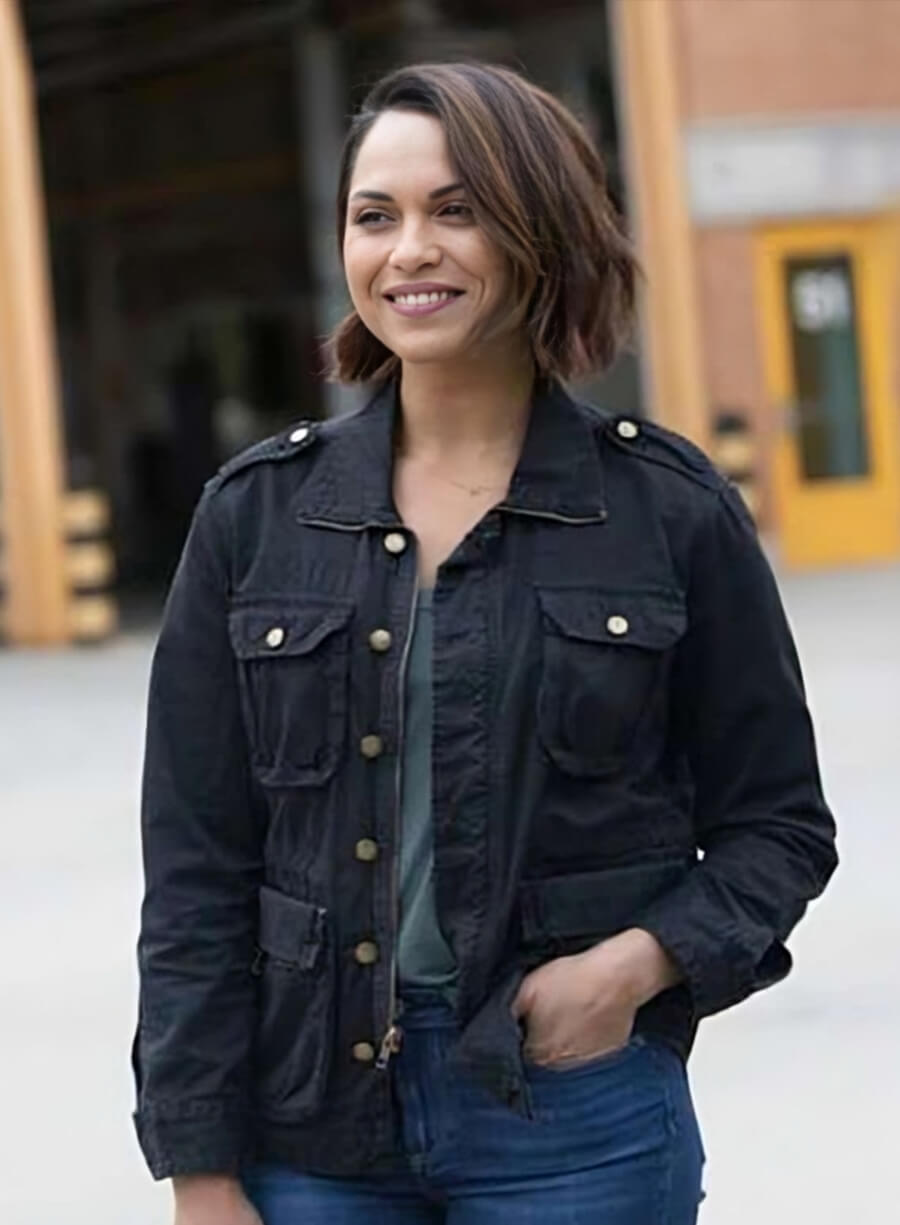 Monica Raymund Chicago Fire Jacket