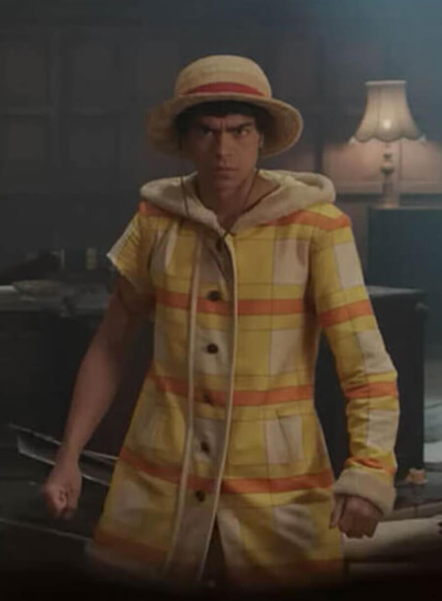 Monkey D. Luffy One Piece S02 Shearling Hooded Coat