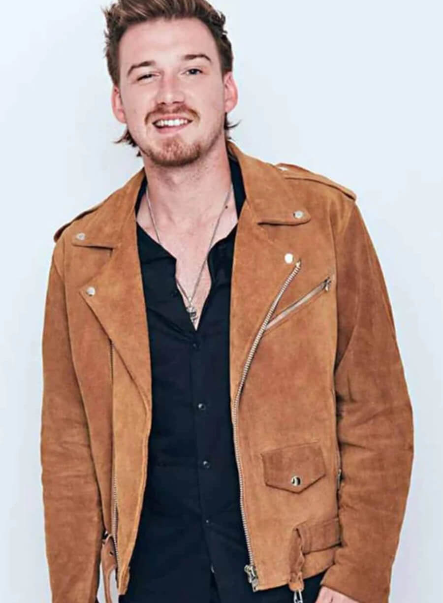 Morgan Wallen Brown Leather Jacket