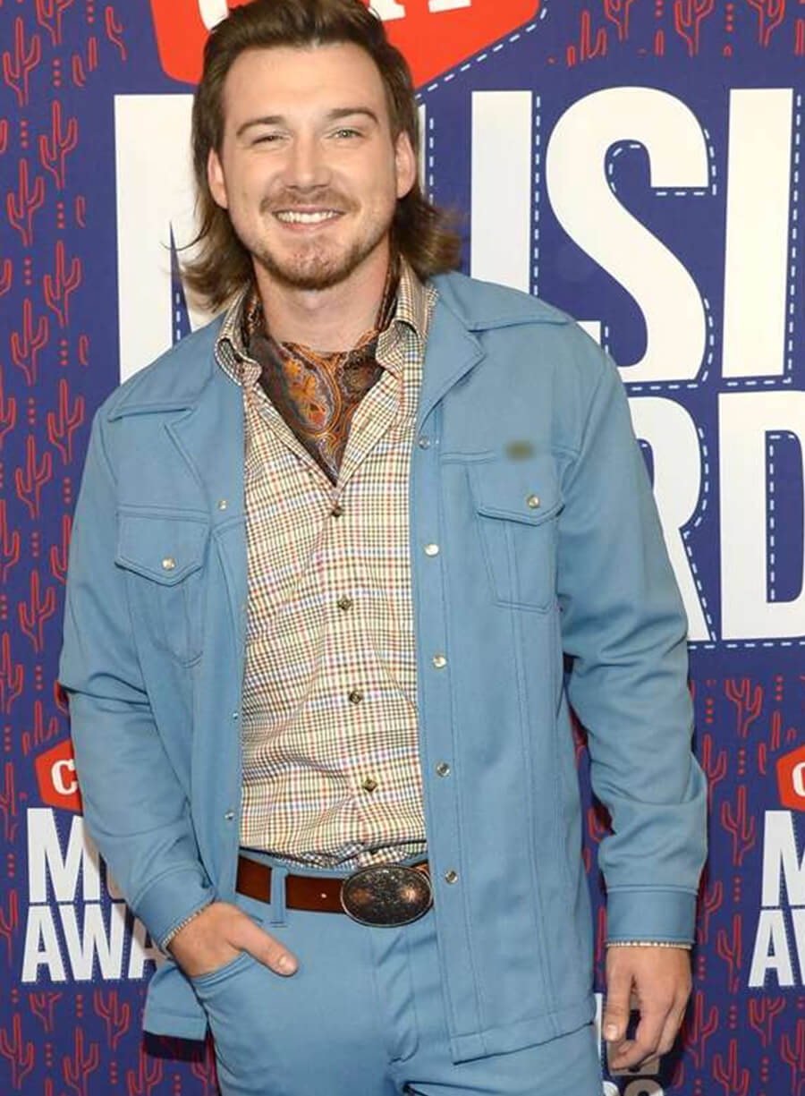 Morgan Wallen CMT Music Awards Blue Jacket
