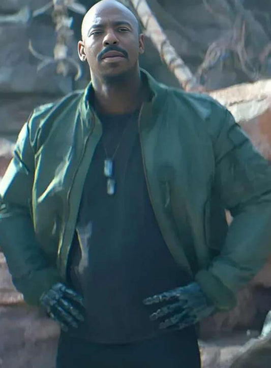 Mortal Kombat II Mehcad Brooks Green Jacket