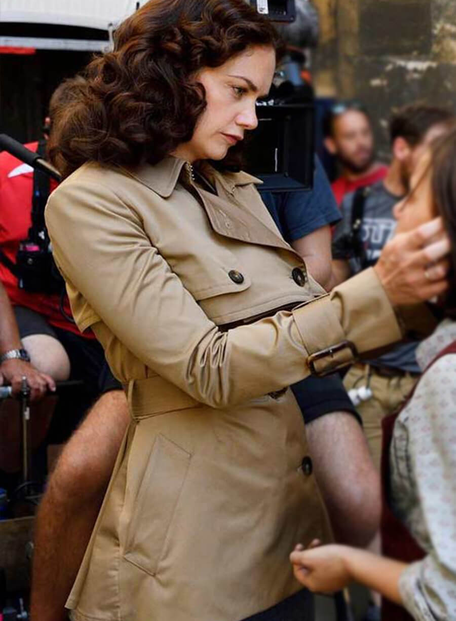 Mrs. Coulter His Dark Materials Brown Peacoat