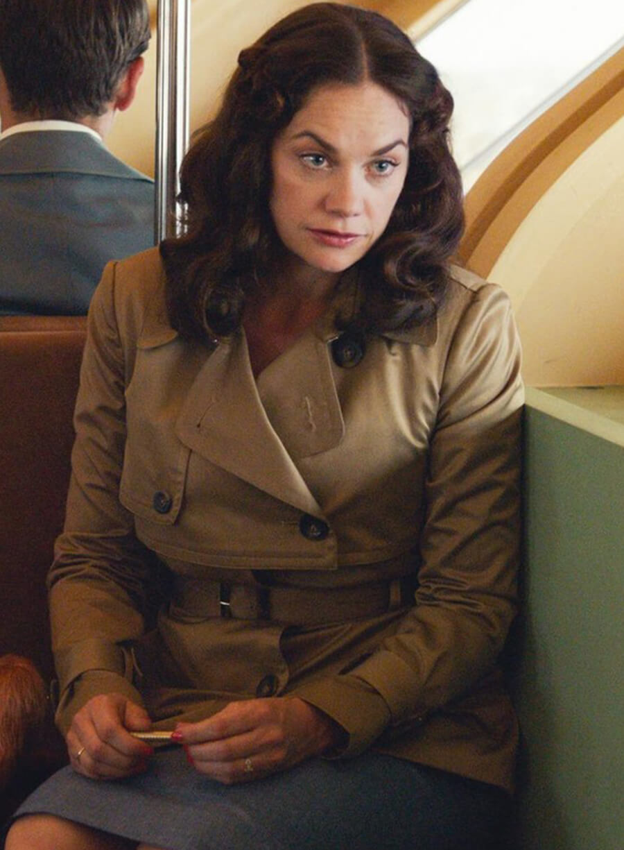 Mrs. Coulter His Dark Materials Brown Peacoat