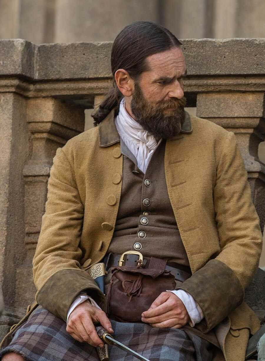 Murtagh Fitzgibbons Fraser Outlander Yellow Coat