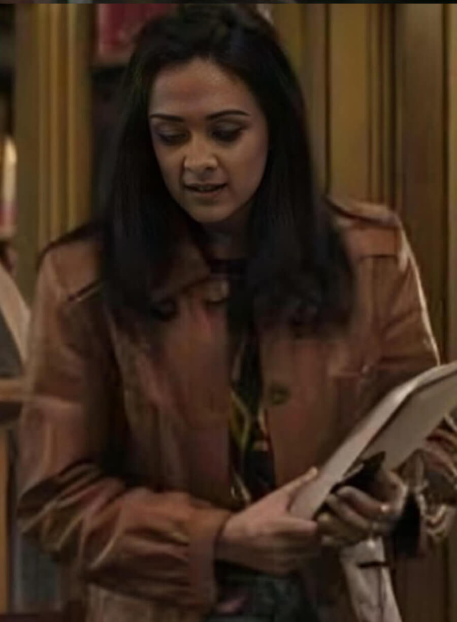 Nadia You Tv Series Brown Leather Jacket