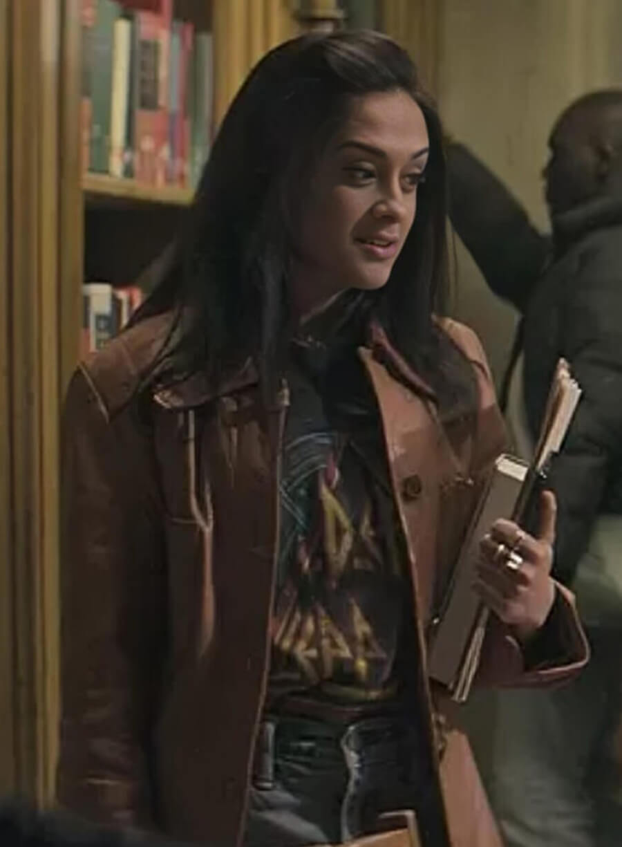 Nadia You Tv Series Brown Leather Jacket