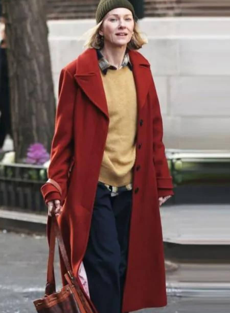 Naomi Watts The Friend Red Trench Coat