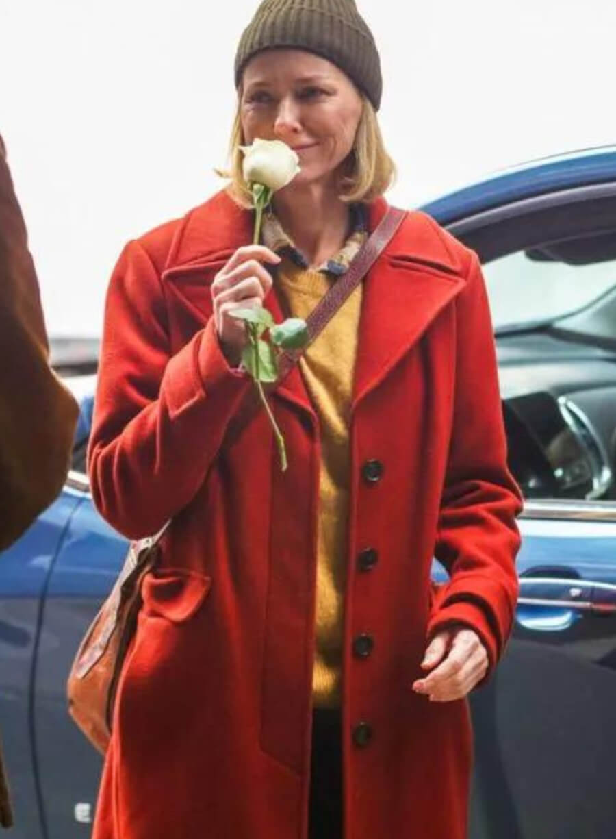Naomi Watts The Friend Red Trench Coat