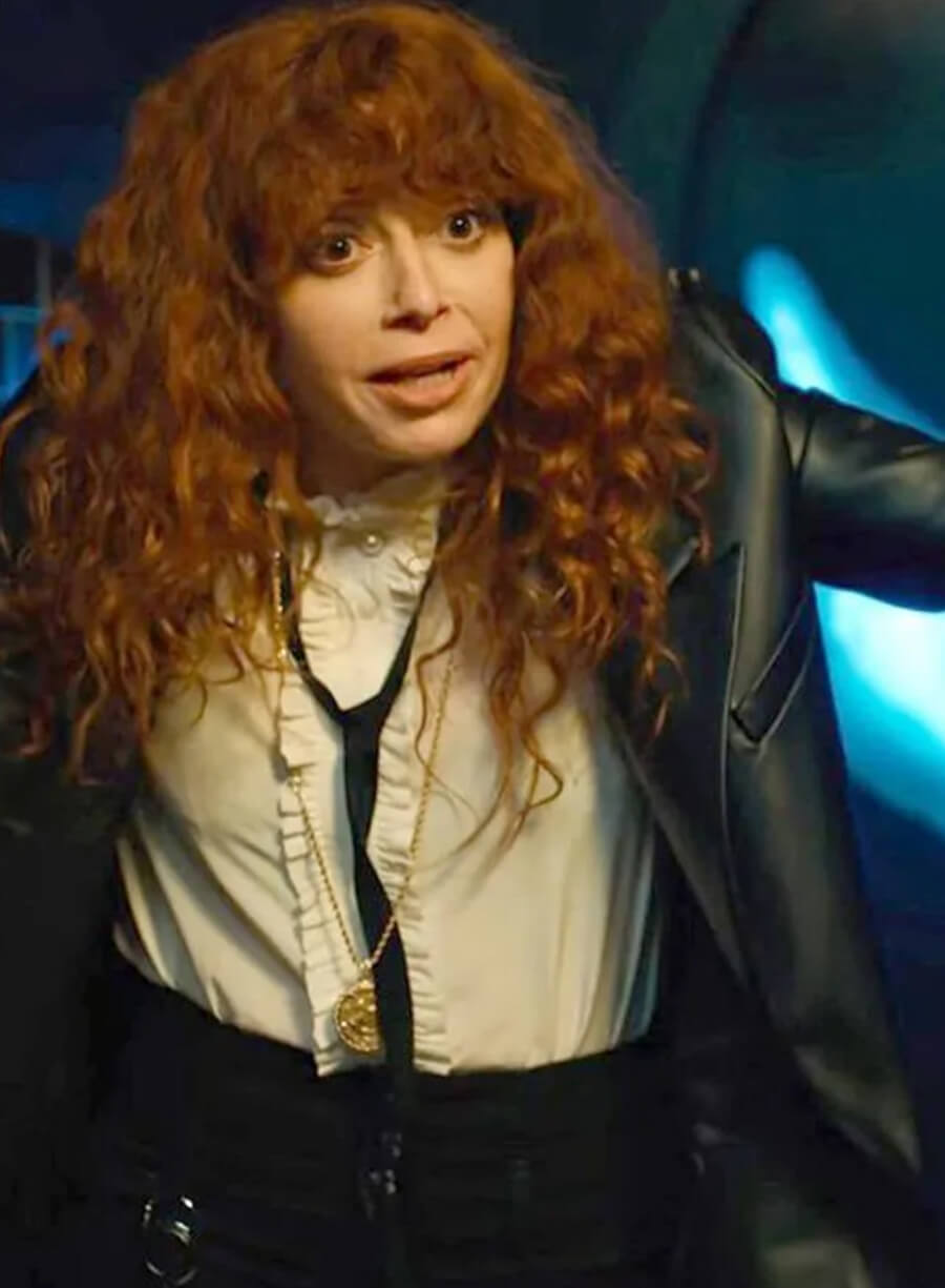 Natasha Lyonne Russian Doll Season 02 Black Coat