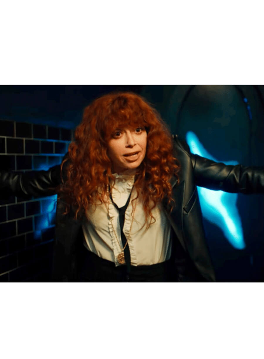 Natasha Lyonne Russian Doll Season 02 Black Coat