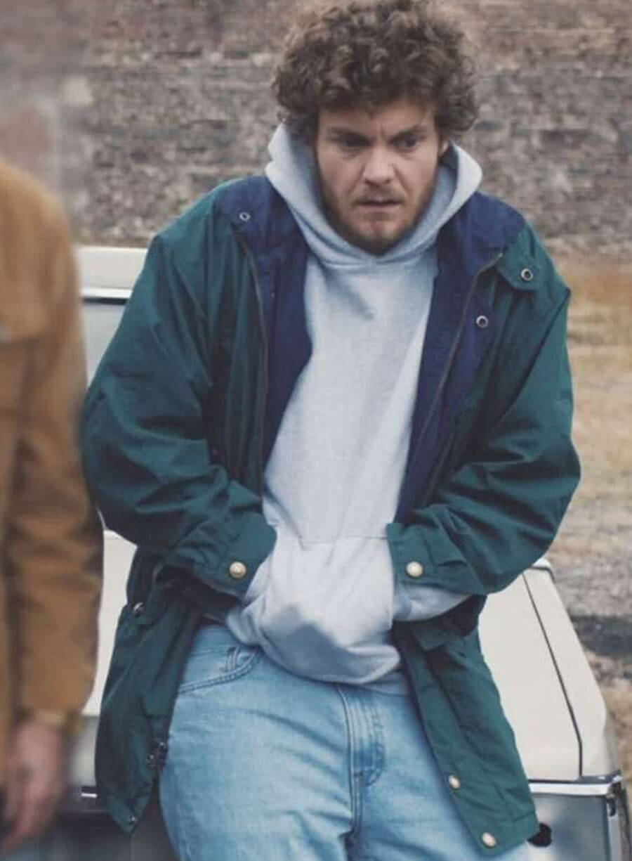 Neighborhood Watch Jack Quaid Green Jacket